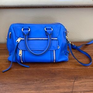 Cynthia Rowley Cobalt blue leather purse